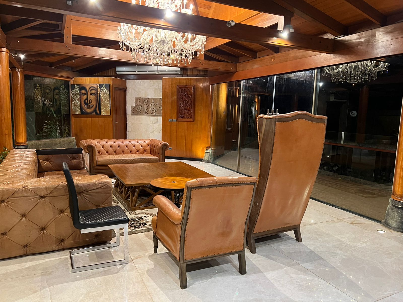 Upscale bar interior